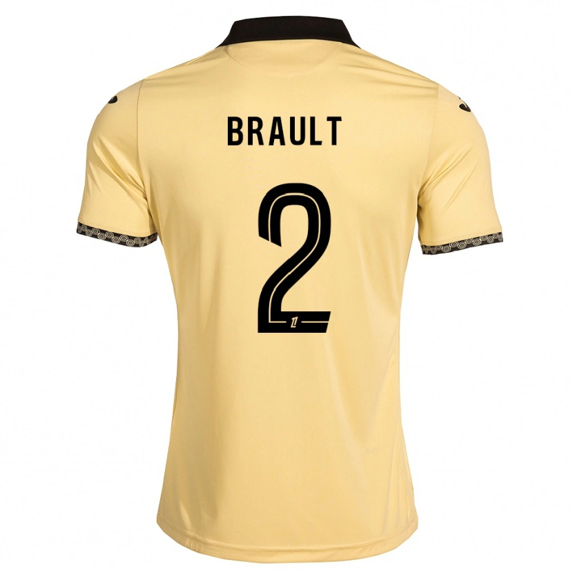 Danxen Dames Matis Brault #2 Navajo Wit Zwart Uitshirt Uittenue 2026/27 T-Shirt