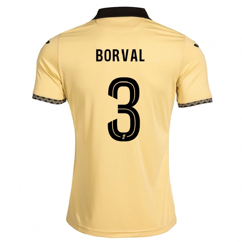 Danxen Dames Cyril Borval #3 Navajo Wit Zwart Uitshirt Uittenue 2026/27 T-Shirt