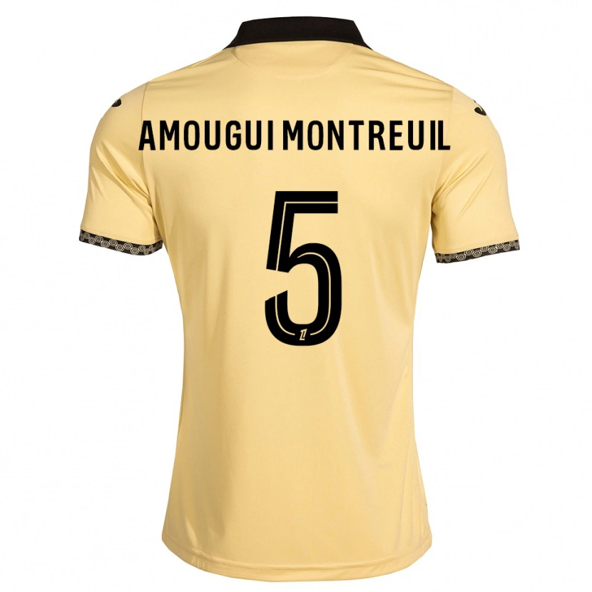 Danxen Dames Maceo Amougui Montreuil #5 Navajo Wit Zwart Uitshirt Uittenue 2026/27 T-Shirt