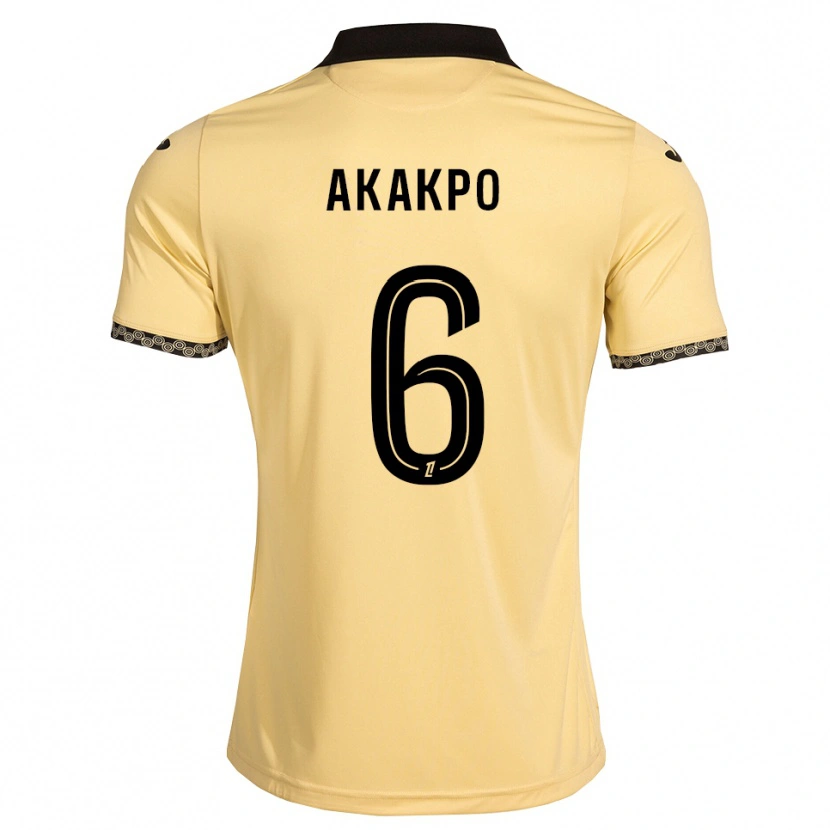 Danxen Dames Izak Akakpo #6 Navajo Wit Zwart Uitshirt Uittenue 2026/27 T-Shirt