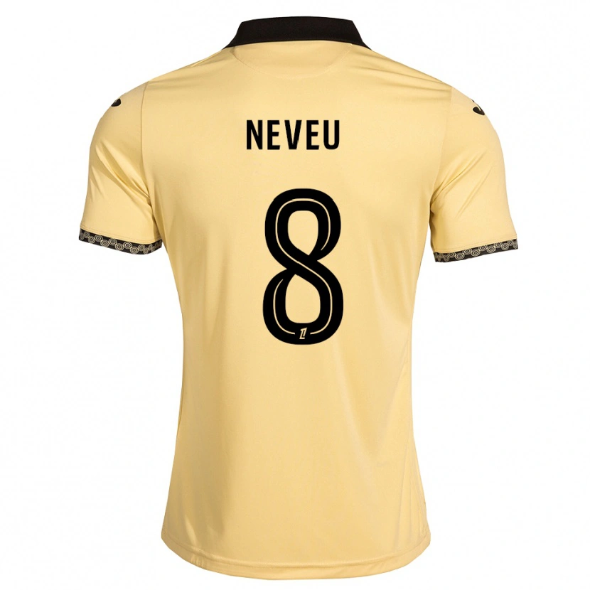 Danxen Dames Tom Neveu #8 Navajo Wit Zwart Uitshirt Uittenue 2026/27 T-Shirt