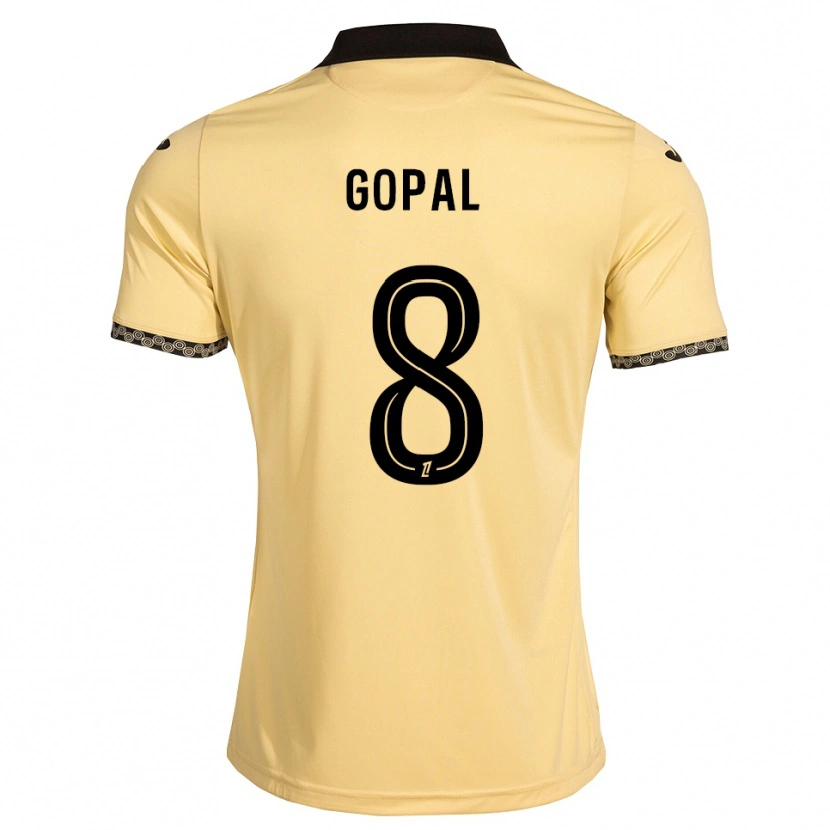 Danxen Dames Julie Gopal #8 Navajo Wit Zwart Uitshirt Uittenue 2026/27 T-Shirt