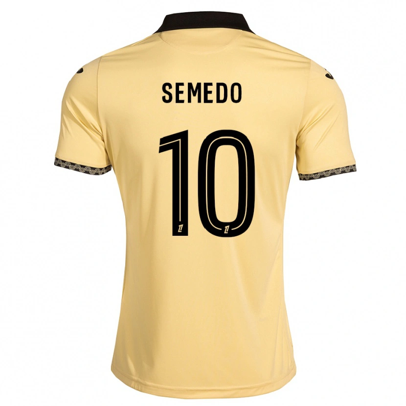 Danxen Dames Daniel Semedo #10 Navajo Wit Zwart Uitshirt Uittenue 2026/27 T-Shirt