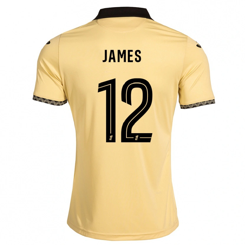 Danxen Dames Isaac James #12 Navajo Wit Zwart Uitshirt Uittenue 2026/27 T-Shirt