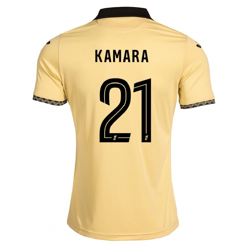 Danxen Dames Bingourou Kamara #21 Navajo Wit Zwart Uitshirt Uittenue 2026/27 T-Shirt