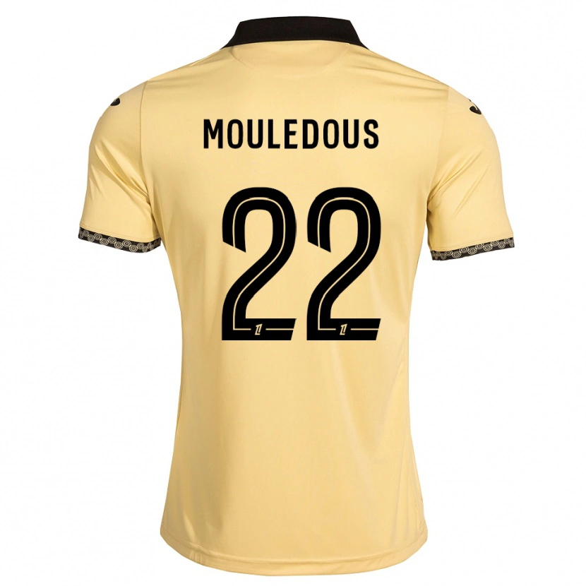 Danxen Dames Antton Mouledous #22 Navajo Wit Zwart Uitshirt Uittenue 2026/27 T-Shirt
