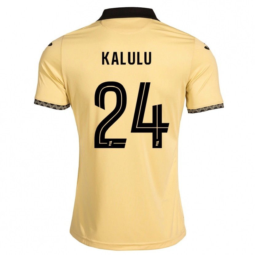 Danxen Dames Gédéon Kalulu #24 Navajo Wit Zwart Uitshirt Uittenue 2026/27 T-Shirt