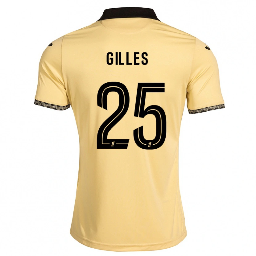 Danxen Dames Elodie Gilles #25 Navajo Wit Zwart Uitshirt Uittenue 2026/27 T-Shirt