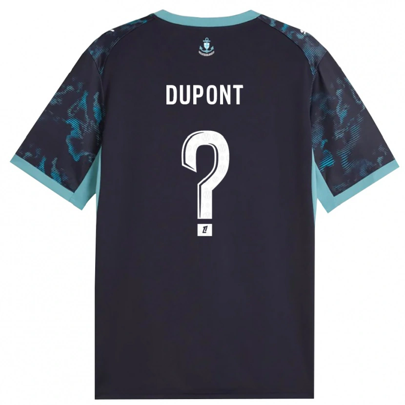 Danxen Dames Hugo Dupont #0 Licht Turkoois Wit Zwart Uitshirt Uittenue 2026/27 T-Shirt