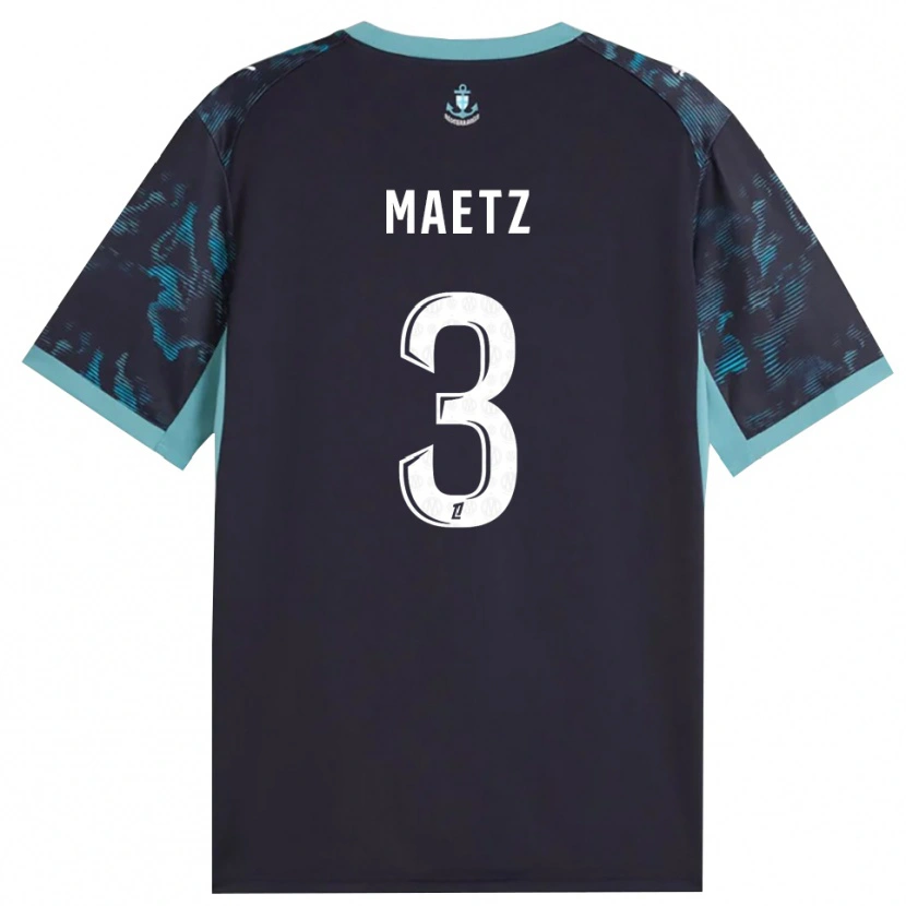 Danxen Dames Agathe Maetz #3 Licht Turkoois Wit Zwart Uitshirt Uittenue 2026/27 T-Shirt