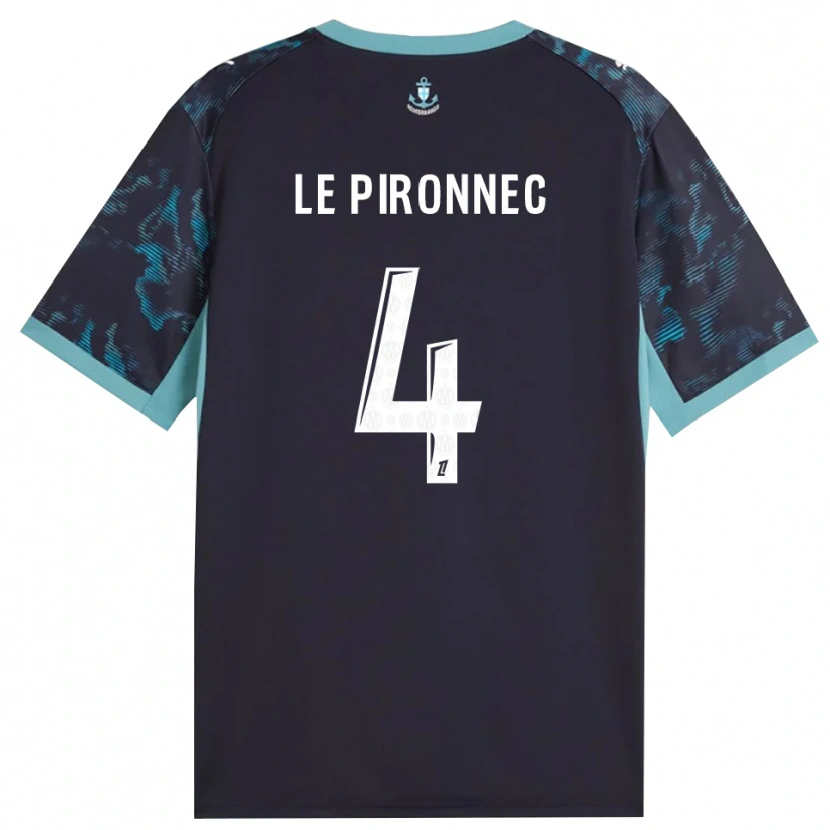 Danxen Dames Kélian Le Pironnec #4 Licht Turkoois Wit Zwart Uitshirt Uittenue 2026/27 T-Shirt