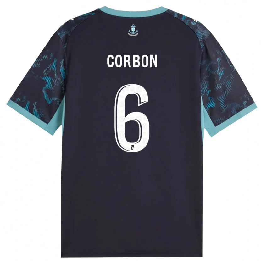 Danxen Dames Max Corbon #6 Licht Turkoois Wit Zwart Uitshirt Uittenue 2026/27 T-Shirt