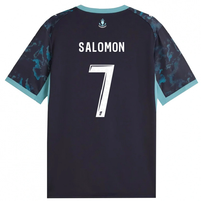 Danxen Dames Maëva Salomon #7 Licht Turkoois Wit Zwart Uitshirt Uittenue 2026/27 T-Shirt