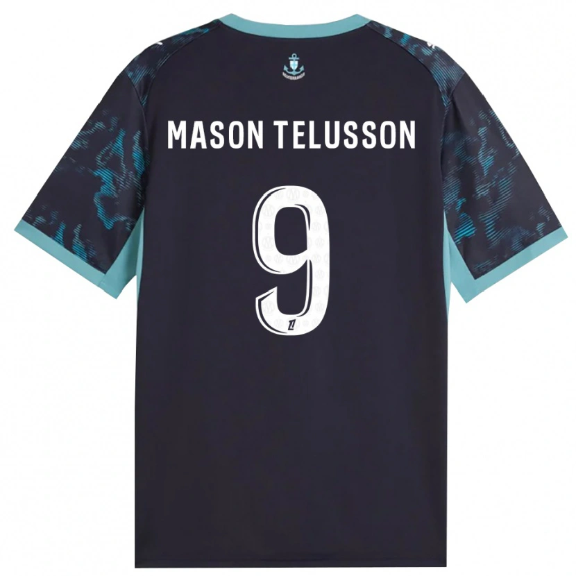 Danxen Dames Jah-Mason Telusson #9 Licht Turkoois Wit Zwart Uitshirt Uittenue 2026/27 T-Shirt
