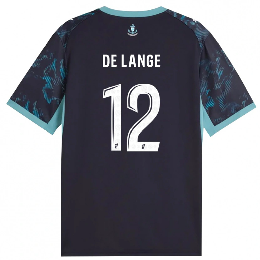 Danxen Dames Jeffrey De Lange #12 Licht Turkoois Wit Zwart Uitshirt Uittenue 2026/27 T-Shirt