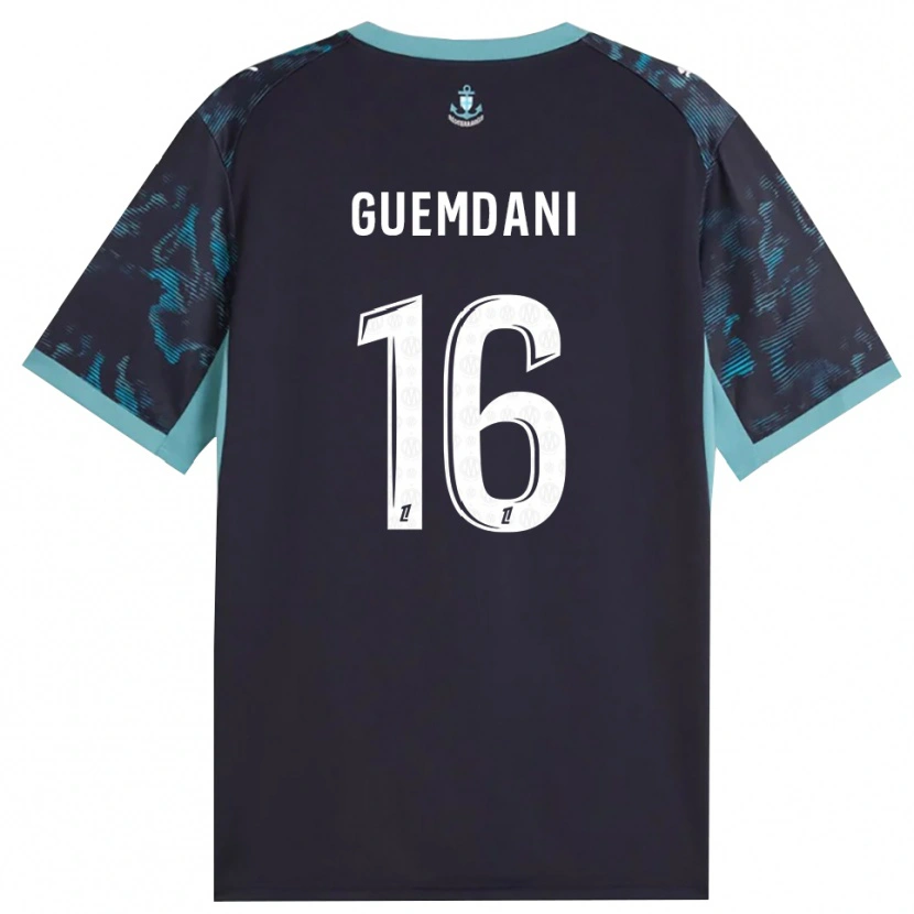 Danxen Dames Ivan Guemdani #16 Licht Turkoois Wit Zwart Uitshirt Uittenue 2026/27 T-Shirt