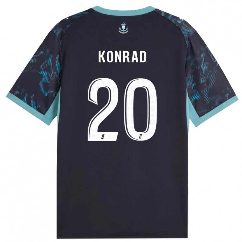 Danxen Dames Konrad De La Fuente #20 Licht Turkoois Wit Zwart Uitshirt Uittenue 2026/27 T-Shirt