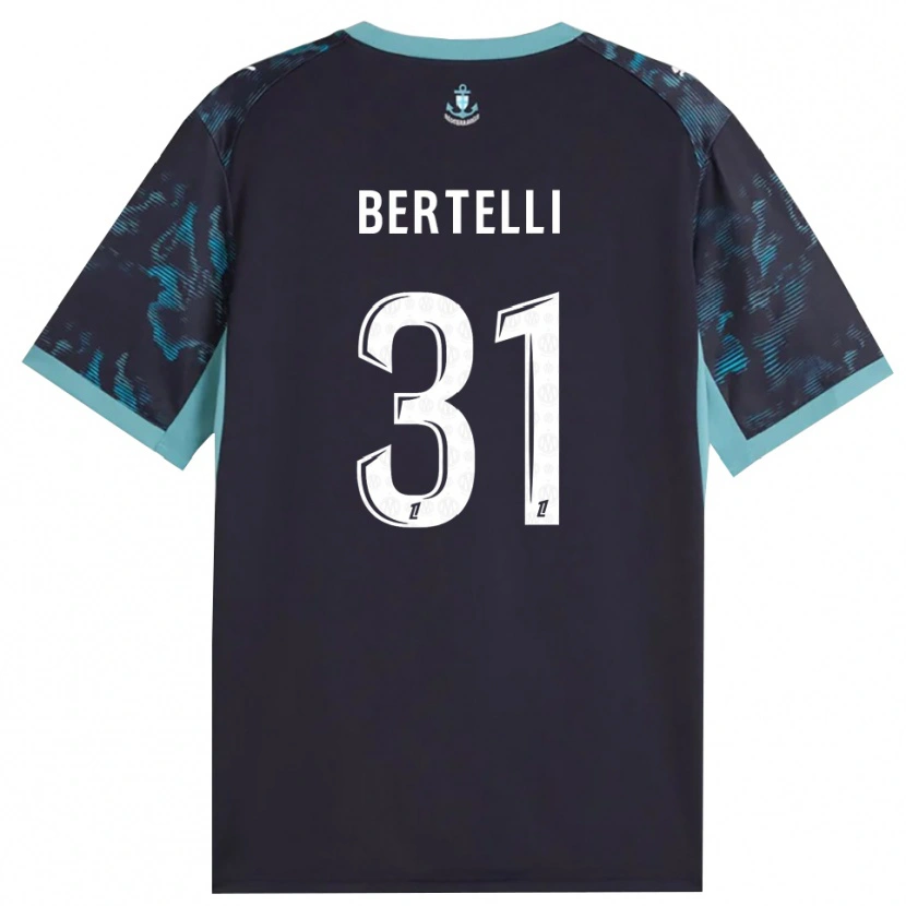 Danxen Dames Ugo Bertelli #31 Licht Turkoois Wit Zwart Uitshirt Uittenue 2026/27 T-Shirt