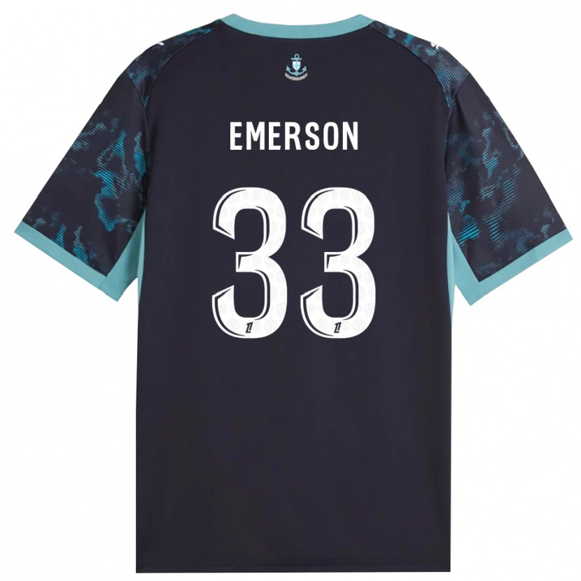 Danxen Dames Emerson Palmieri Dos Santos #33 Licht Turkoois Wit Zwart Uitshirt Uittenue 2026/27 T-Shirt