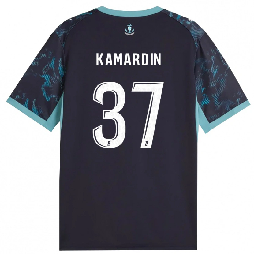 Danxen Dames Aaron Kamardin #37 Licht Turkoois Wit Zwart Uitshirt Uittenue 2026/27 T-Shirt