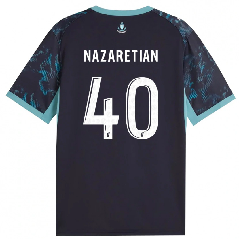Danxen Dames Manuel Nazaretian #40 Licht Turkoois Wit Zwart Uitshirt Uittenue 2026/27 T-Shirt