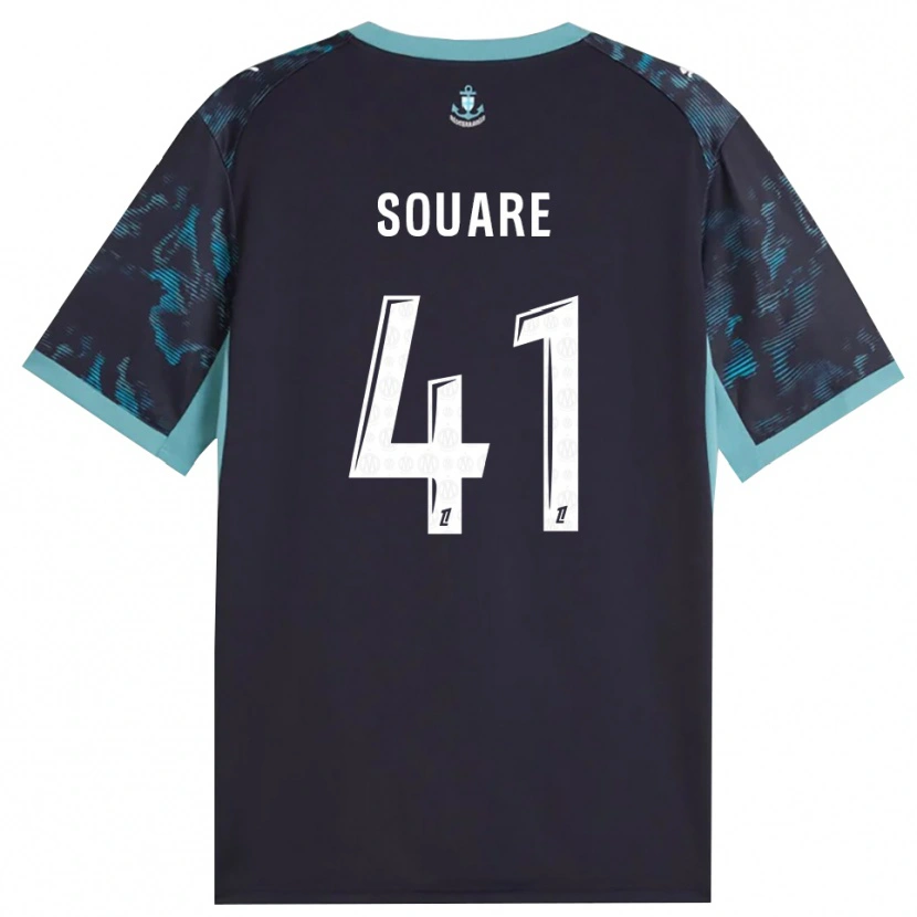 Danxen Dames Cheick Souare #41 Licht Turkoois Wit Zwart Uitshirt Uittenue 2026/27 T-Shirt