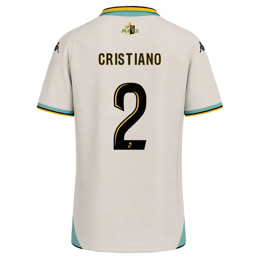 Danxen Dames Cristiano De Castro Rolo #2 Bloemenwit Zwart Uitshirt Uittenue 2026/27 T-Shirt