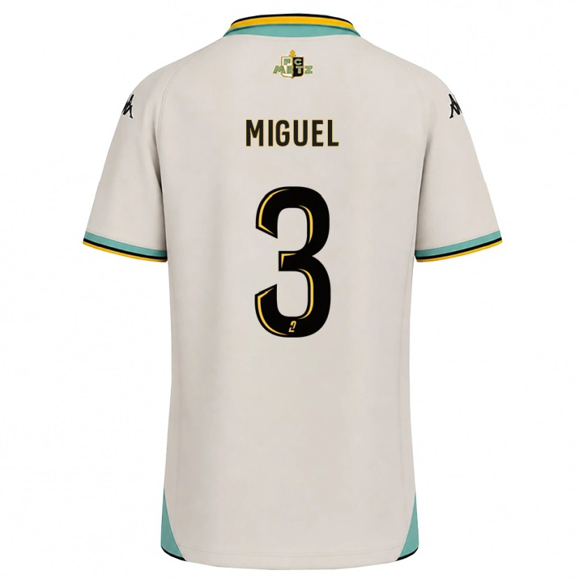 Danxen Dames Florian Miguel #3 Bloemenwit Zwart Uitshirt Uittenue 2026/27 T-Shirt