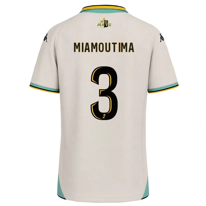 Danxen Dames Harly-James Miamoutima #3 Bloemenwit Zwart Uitshirt Uittenue 2026/27 T-Shirt