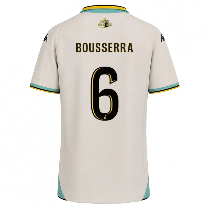 Danxen Dames Yanis Bousserra #6 Bloemenwit Zwart Uitshirt Uittenue 2026/27 T-Shirt