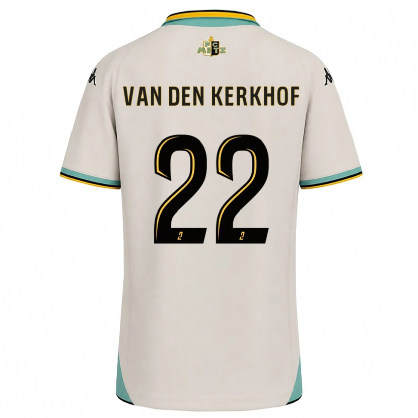 Danxen Dames Kevin Van Den Kerkhof #22 Bloemenwit Zwart Uitshirt Uittenue 2026/27 T-Shirt