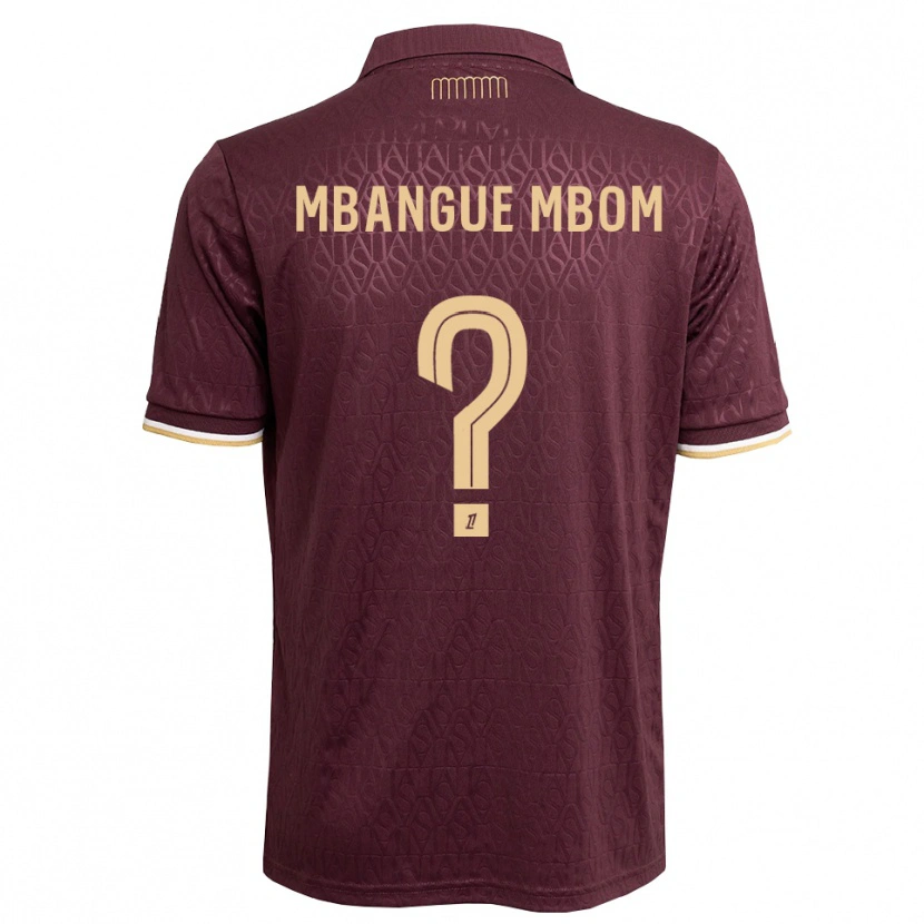 Danxen Dames Enzo Mbangue Mbom #0 Maroon Zandbruin Uitshirt Uittenue 2026/27 T-Shirt
