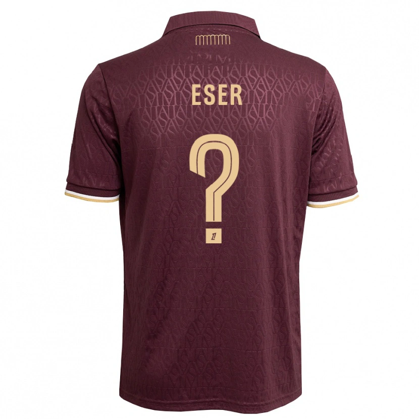 Danxen Dames Allan Eser #0 Maroon Zandbruin Uitshirt Uittenue 2026/27 T-Shirt
