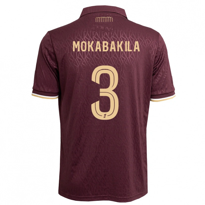 Danxen Dames Nick Mokabakila #3 Maroon Zandbruin Uitshirt Uittenue 2026/27 T-Shirt