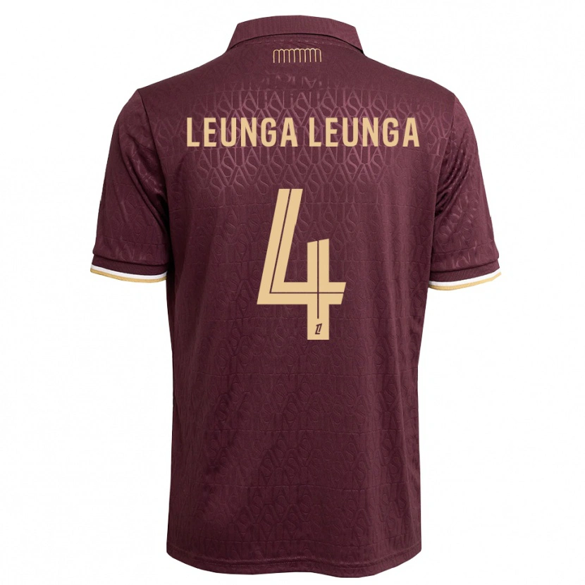 Danxen Dames Daryl Leunga Leunga #4 Maroon Zandbruin Uitshirt Uittenue 2026/27 T-Shirt