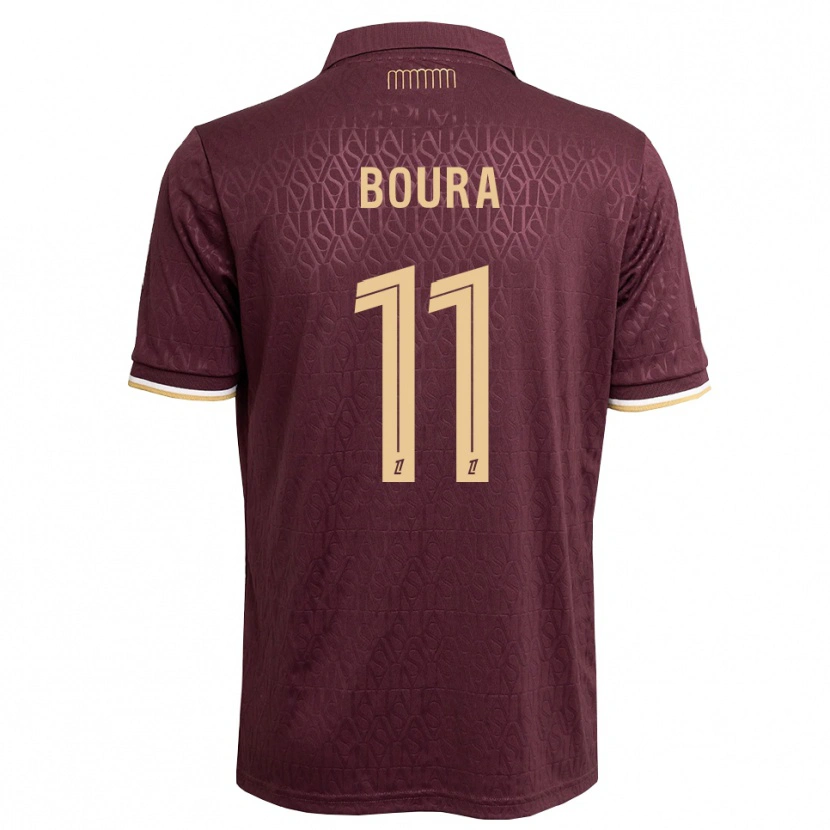 Danxen Dames Amal Boura #11 Maroon Zandbruin Uitshirt Uittenue 2026/27 T-Shirt