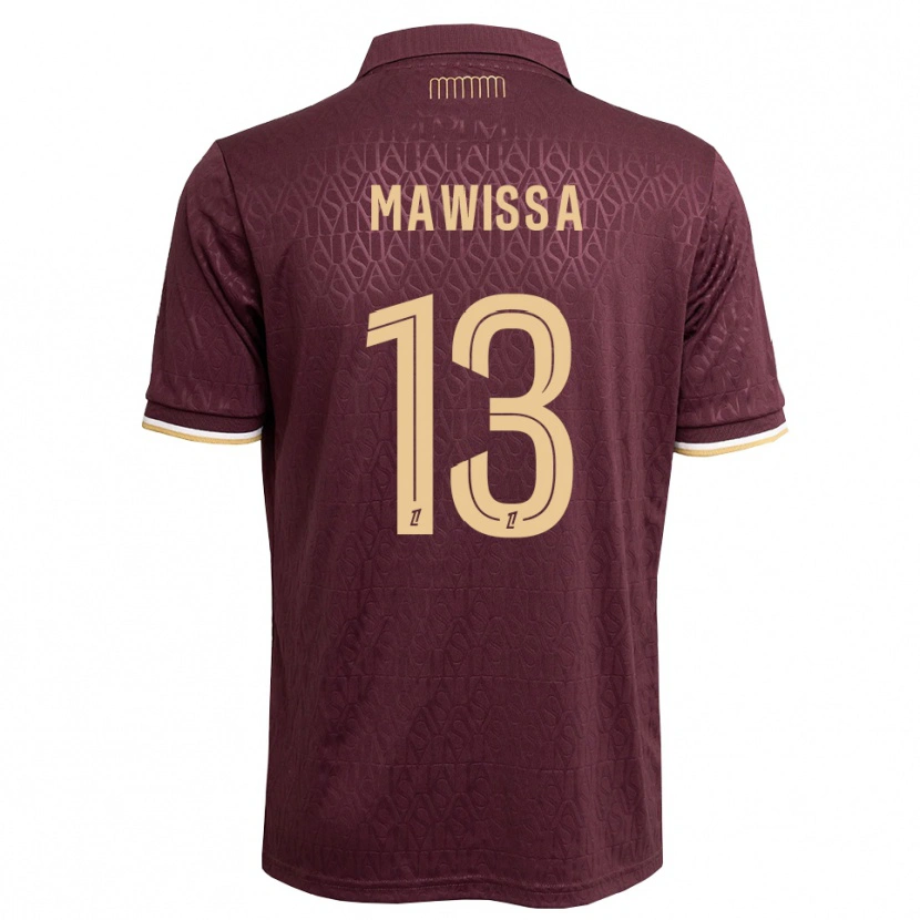 Danxen Dames Christian Mawissa #13 Maroon Zandbruin Uitshirt Uittenue 2026/27 T-Shirt