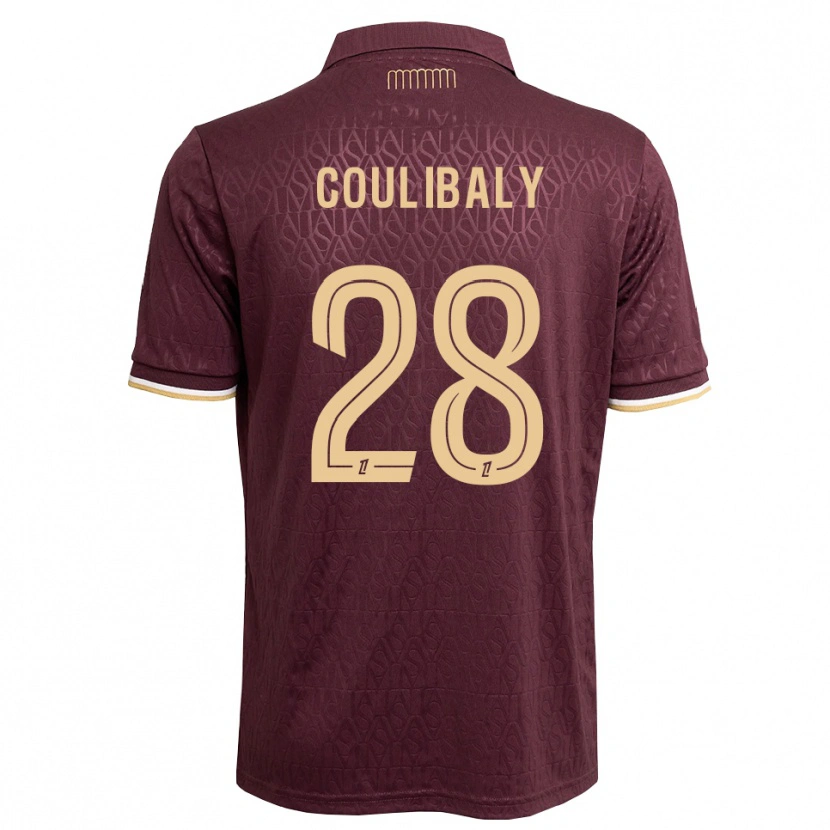 Danxen Dames Mamadou Coulibaly #28 Maroon Zandbruin Uitshirt Uittenue 2026/27 T-Shirt