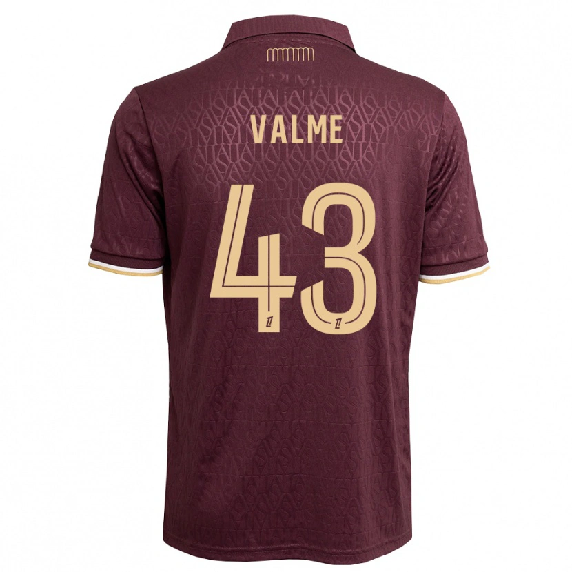 Danxen Dames Ritchy Valme #43 Maroon Zandbruin Uitshirt Uittenue 2026/27 T-Shirt