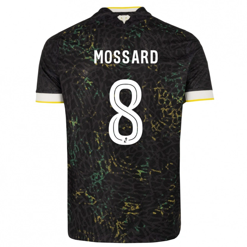 Danxen Dames Juliette Mossard #8 Zwart Wit Geel Uitshirt Uittenue 2026/27 T-Shirt