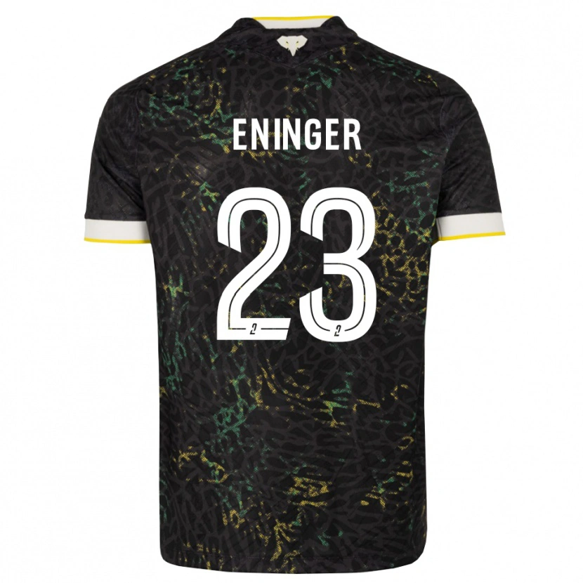 Danxen Dames Thelma Eninger #23 Zwart Wit Geel Uitshirt Uittenue 2026/27 T-Shirt