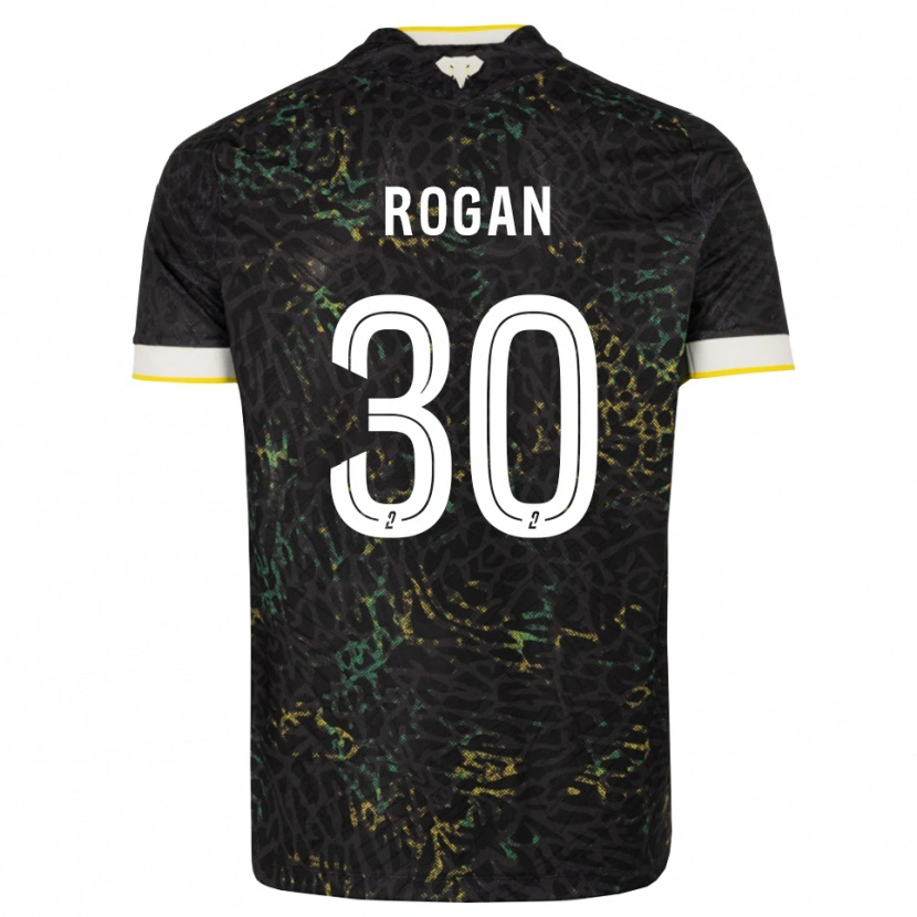 Danxen Dames Manja Rogan #30 Zwart Wit Geel Uitshirt Uittenue 2026/27 T-Shirt