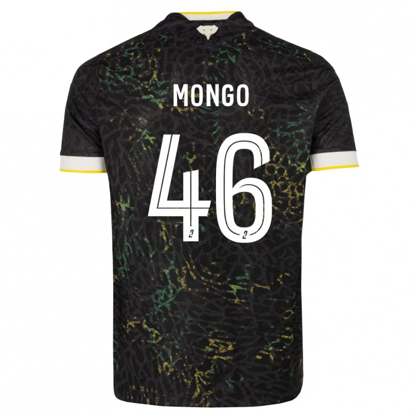 Danxen Dames Enzo Mongo #46 Zwart Wit Geel Uitshirt Uittenue 2026/27 T-Shirt