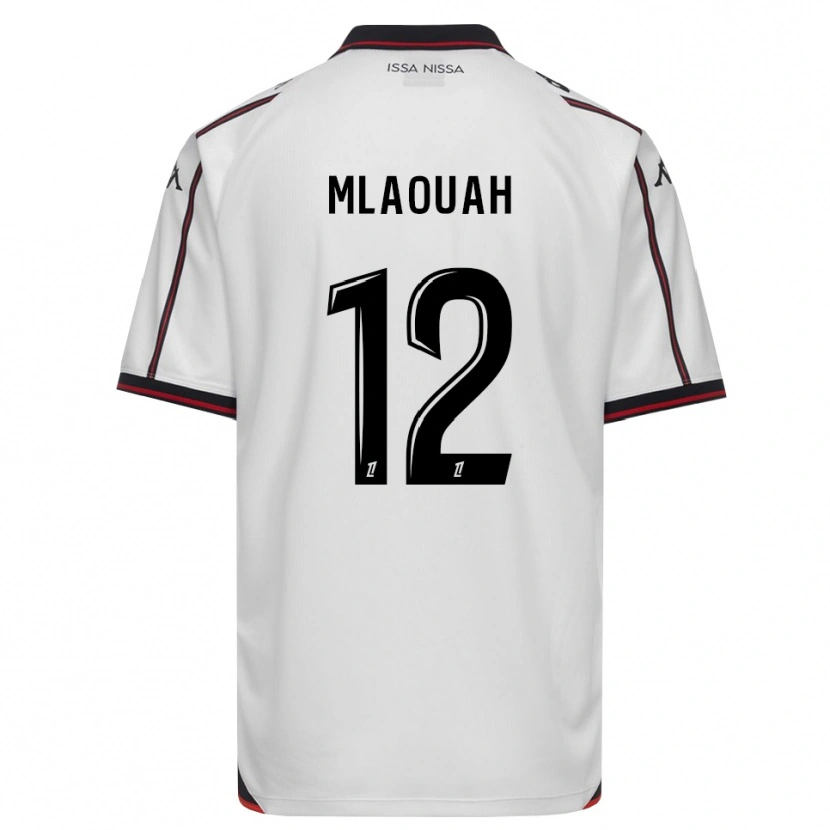 Danxen Dames Sofiane Mlaouah #12 Zwart Wit Uitshirt Uittenue 2026/27 T-Shirt