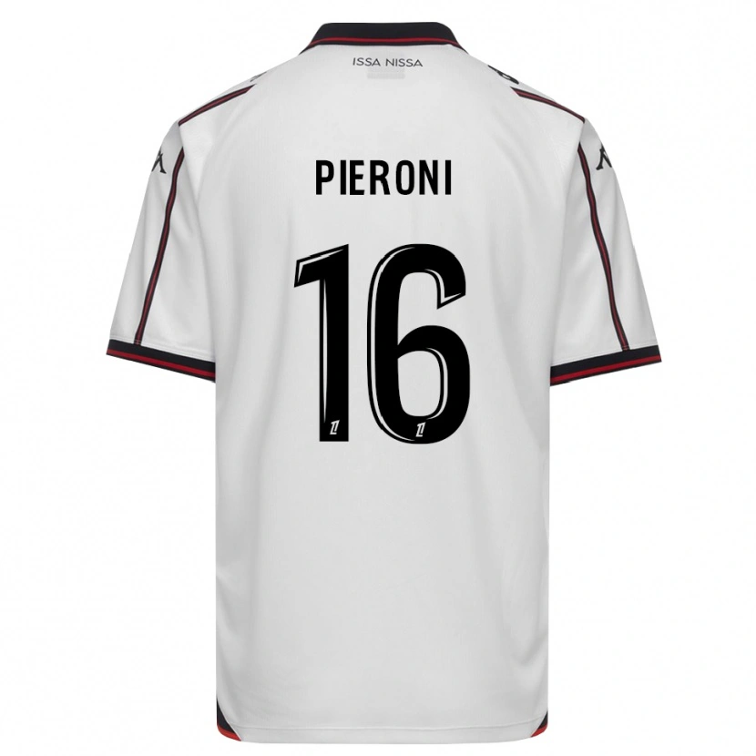 Danxen Dames Dorian Pieroni #16 Zwart Wit Uitshirt Uittenue 2026/27 T-Shirt