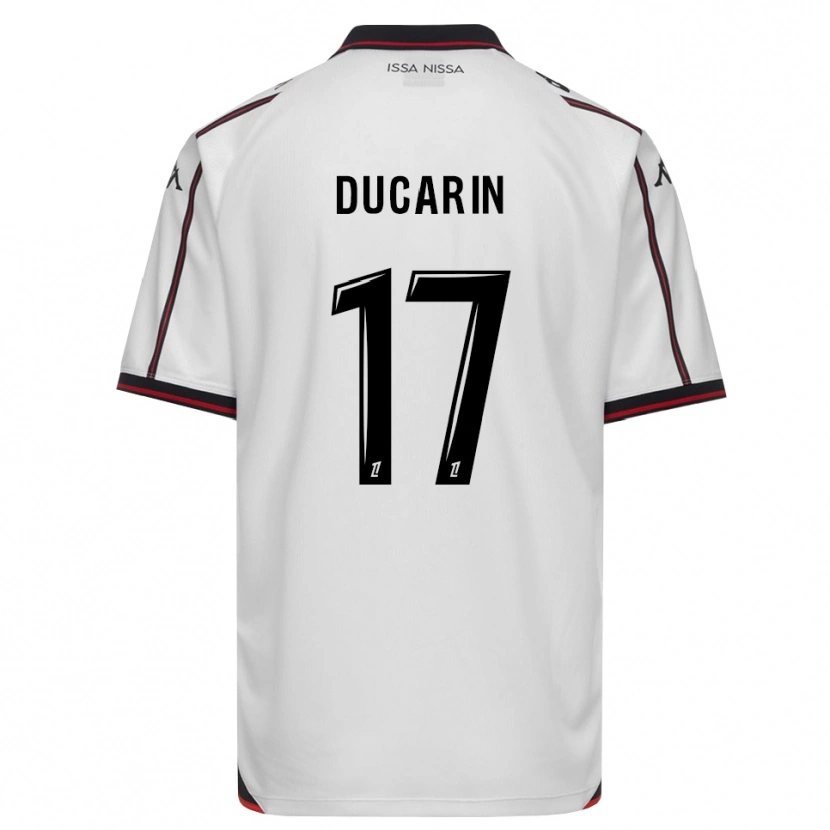 Danxen Dames Léa Ducarin #17 Zwart Wit Uitshirt Uittenue 2026/27 T-Shirt