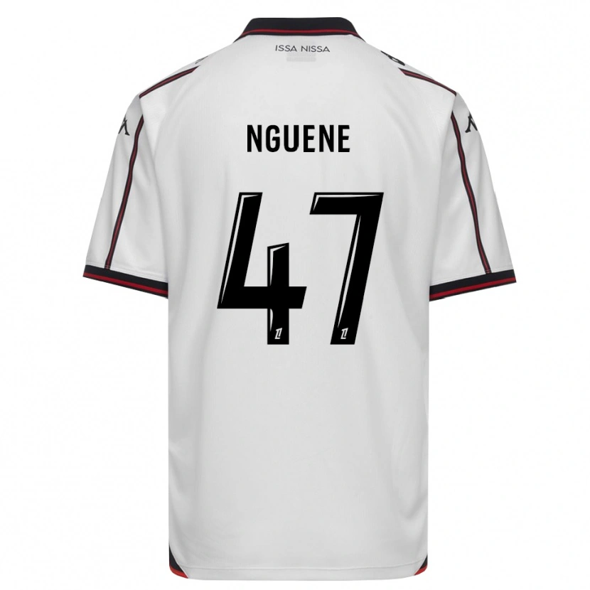 Danxen Dames Bernard Nguene #47 Zwart Wit Uitshirt Uittenue 2026/27 T-Shirt