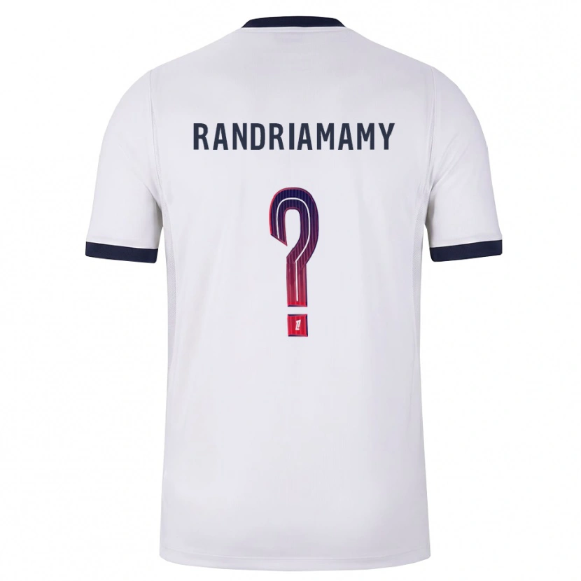 Danxen Dames Mathyas Randriamamy #0 Wit Zwart Rood Uitshirt Uittenue 2026/27 T-Shirt