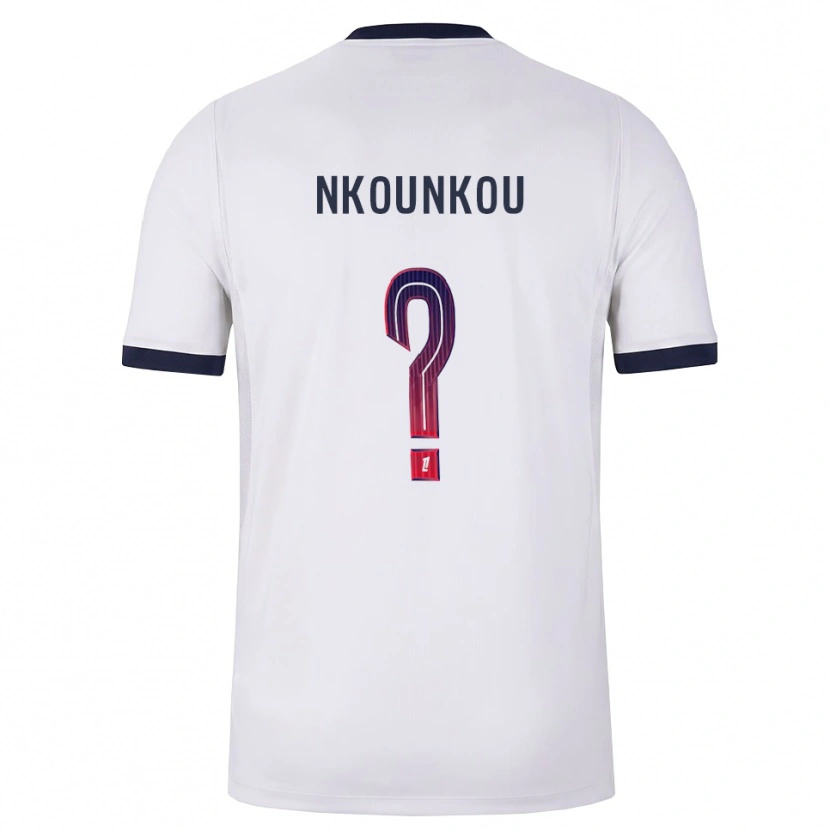 Danxen Dames Desthy Nkounkou #0 Wit Zwart Rood Uitshirt Uittenue 2026/27 T-Shirt