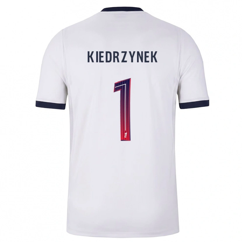 Danxen Dames Katarzyna Kiedrzynek #1 Wit Zwart Rood Uitshirt Uittenue 2026/27 T-Shirt